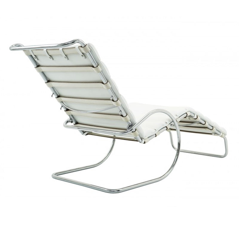 Poltrona Cantilever con apoyabrazos Cuero